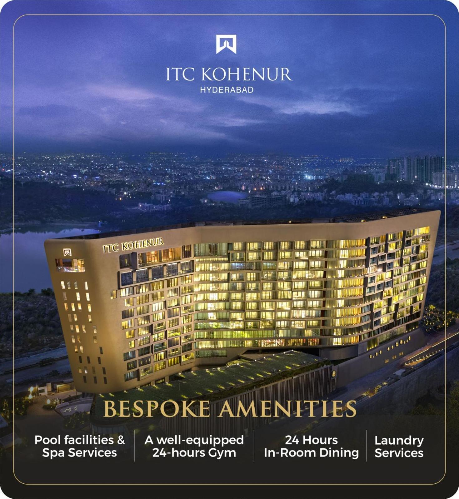 Itc Kohenur, A Luxury Collection Hotel, Haydarabad Dış mekan fotoğraf